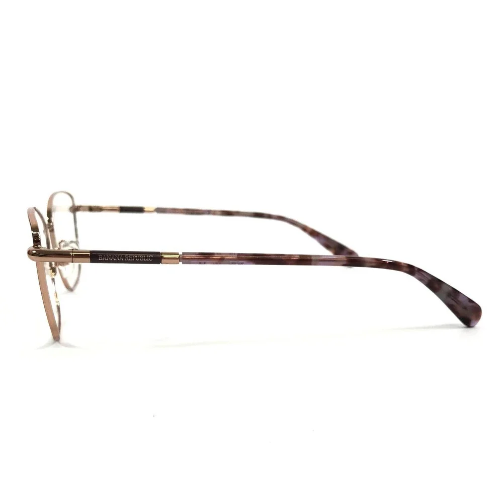 Banana Republic Eyeglasses Frame BR224 SK4 Brown Pink Cat Eye Wire Rim 52-16-140